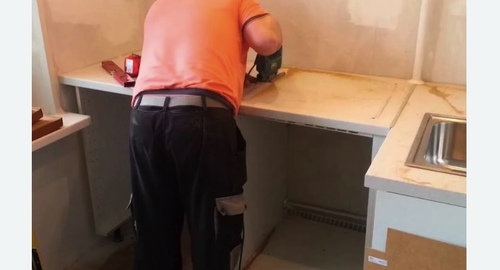 Сборка кухонного гарнитура. Зеленодольск